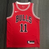 NBA Men Chicago Bulls Red #11 DEROZAN Jersey High Quality Name and Number Print
