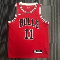NBA Men Chicago Bulls Red #11 DEROZAN Jersey High Quality Name and Number Print