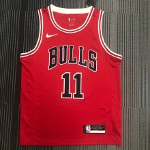 NBA Men Chicago Bulls Red #11 DEROZAN Jersey High Quality Name and Number Print