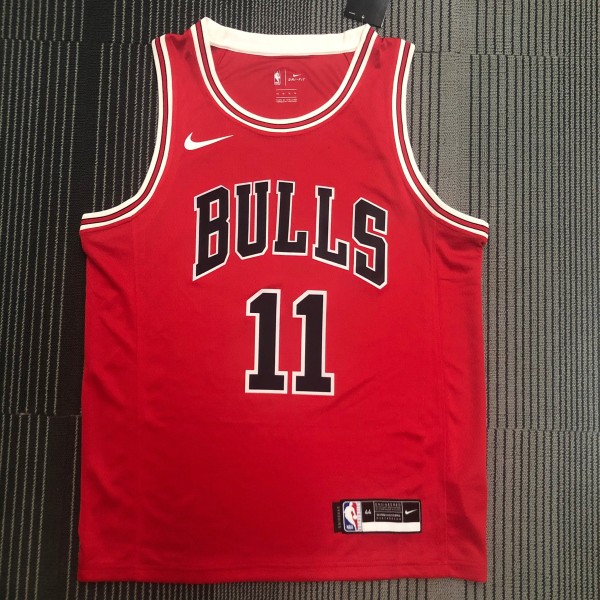 NBA Men Chicago Bulls Red #11 DEROZAN Jersey High Quality Name and Number Print
