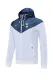21-22 Tottenham White with Dark Blue Cap Windbreaker Jacket  Thai Quality