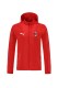 21-22 AC Milan Red Windbreaker Jacket  Thai Quality