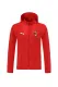 21-22 AC Milan Red Windbreaker Jacket  Thai Quality