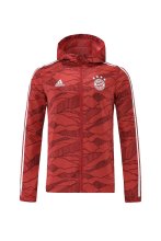 21-22 Bayern Munich Red Windbreaker Jacket Thai Quality