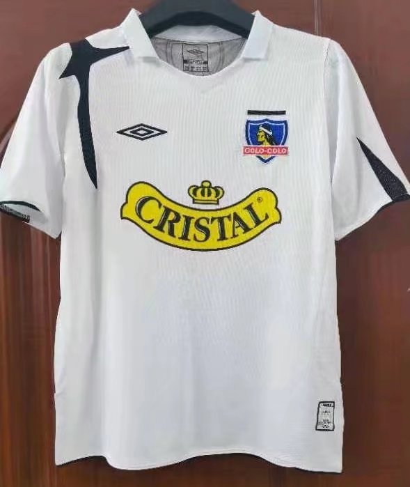 2006 Colo-Colo White Retro Soccer Jersey