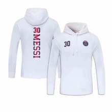 21/22 PSG Messi White Hoody Thai Quality