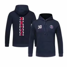 21/22 PSG Messi  Dark Blue Hoody Thai Quality