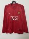 07-08 Man United  Home Long Sleeve Retro Jersey