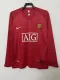 07-08 Man United  Home Long Sleeve Retro Jersey