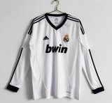 12/13 Real Madrid Home Retro Jersey Long Sleeve