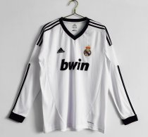 12/13 Real Madrid Home Retro Jersey Long Sleeve