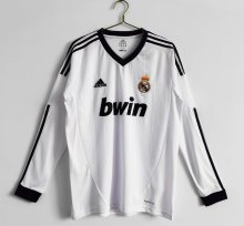 12/13 Real Madrid Home Retro Jersey Long Sleeve