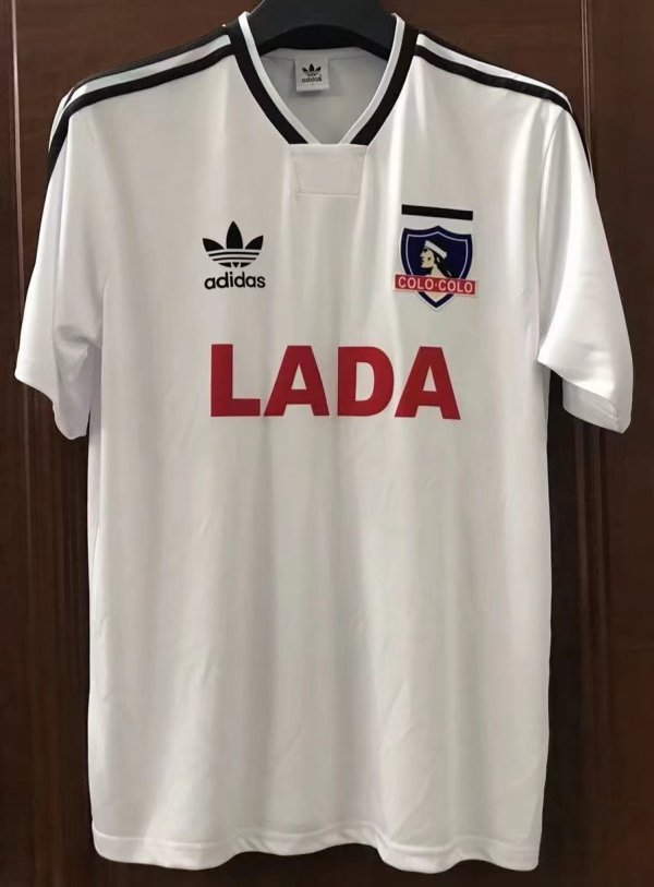 1991 Colo-Colo Home White Retro Soccer Jersey