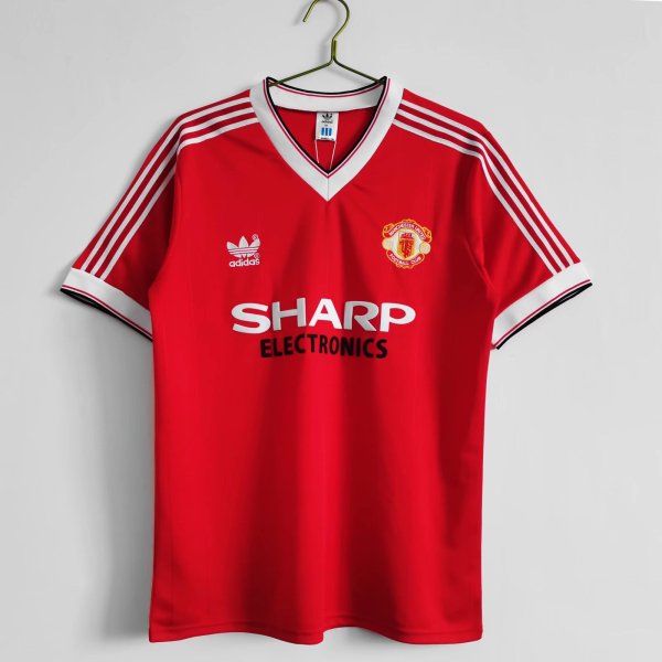 1983 Man United  Home Retro Jersey