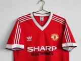 1983 Man United  Home Retro Jersey
