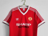 1983 Man United  Home Retro Jersey