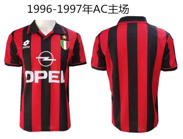 96/97 AC Milan Home Retro Jersey