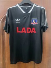 1991 Colo-Colo Away Black Retro Soccer Jersey