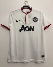 13-14 Man United White Retro Jersey