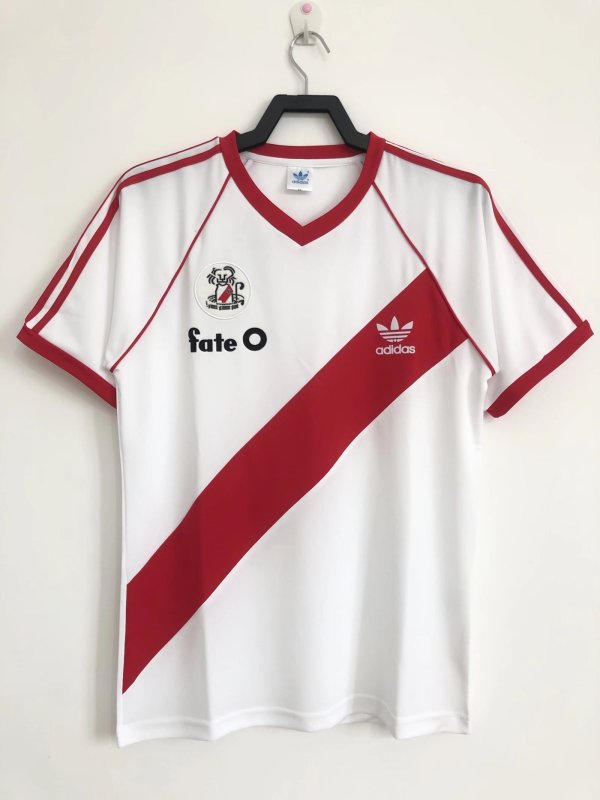 1986 River Plate Home Retro Jersey