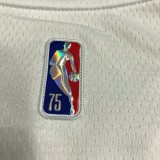 NBA 75th Anniversary Detroit Pistons White #2 CUNNINGHAM Jersey High Quality Name and Number Print