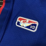 NBA 75th Anniversary Detroit Pistons Blue #25 ROSE Jersey High Quality Name and Number Print