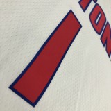NBA 75th Anniversary Detroit Pistons White #1 IVERSON Jersey High Quality Name and Number Print