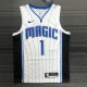 NBA Season Orlando Magic ##1 McGRADY White Round Neck Jersey High Quality Name and Number Print