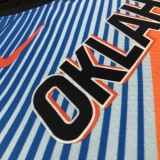 NBA Men Oklahoma City Thunder City Version Black #13 GEORGE Jersey High Quality Name and Number Print