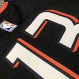 NBA Men Oklahoma City Thunder City Version Black #13 GEORGE Jersey High Quality Name and Number Print