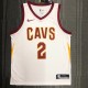 NBA Men Cleveland Cavaliers White #2 IRVING Jersey High Quality Name and Number Print
