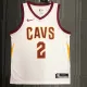 NBA Men Cleveland Cavaliers White #2 IRVING Jersey High Quality Name and Number Print