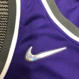 NBA 75th Anniversary Sacramento Kings Purple #5 FOX Jersey High Quality Name and Number Print