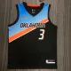 NBA Men Oklahoma City Thunder City Version Black #3 PAUL Jersey High Quality Name and Number Print