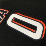 NBA Men Oklahoma City Thunder City Version Black #0 WESTBROOK Jersey High Quality Name and Number Print