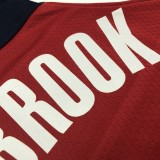 NBA 75th Anniversary Men Washington Wizards Red #4 WESTBROOK Jersey High Quality Name and Number Print