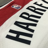 NBA 75th Anniversary Men Washington Wizards White #6 HARRELL Jersey High Quality Name and Number Print