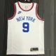 NBA 75th Anniversary Men New York Knicks White #9 BARRETT Jersey High Quality Name and Number Print
