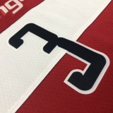 NBA 75th Anniversary Men Washington Wizards Red #3 BEAL Jersey High Quality Name and Number Print