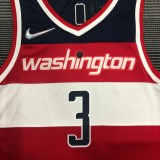 NBA 75th Anniversary Men Washington Wizards Red #3 BEAL Jersey High Quality Name and Number Print