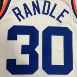 NBA 75th Anniversary Men New York Knicks White #30 RANDLE Jersey High Quality Name and Number Print