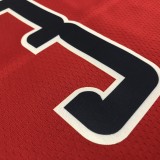NBA 75th Anniversary Men Washington Wizards Red #3 BEAL Jersey High Quality Name and Number Print