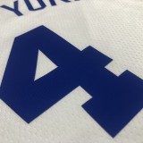 NBA 75th Anniversary Men New York Knicks White #4 ROSE Jersey High Quality Name and Number Print