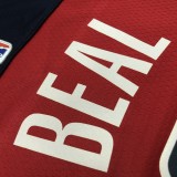 NBA 75th Anniversary Men Washington Wizards Red #3 BEAL Jersey High Quality Name and Number Print