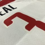 NBA 75th Anniversary Men Washington Wizards White #3 BEAL Jersey High Quality Name and Number Print
