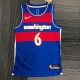 NBA Men 75th Anniversary Season 2022 Washington Wizards Blue #6 HARRELL Jersey High Quality Name and Number Print