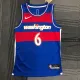 NBA Men 75th Anniversary Season 2022 Washington Wizards Blue #6 HARRELL Jersey High Quality Name and Number Print