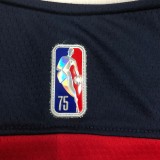 NBA 75th Anniversary Men Washington Wizards Red #33 KUZMA Jersey High Quality Name and Number Print