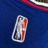 NBA Men 75th Anniversary Los Angeles Clippers Blue #2 LEONARD Jersey High Quality Name and Number Print