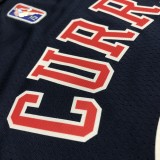 NBA Men 75th Anniversary Season 2022 Philadelphia 76ers Dark Blue #31 CURRY Jersey High Quality Name and Number Print